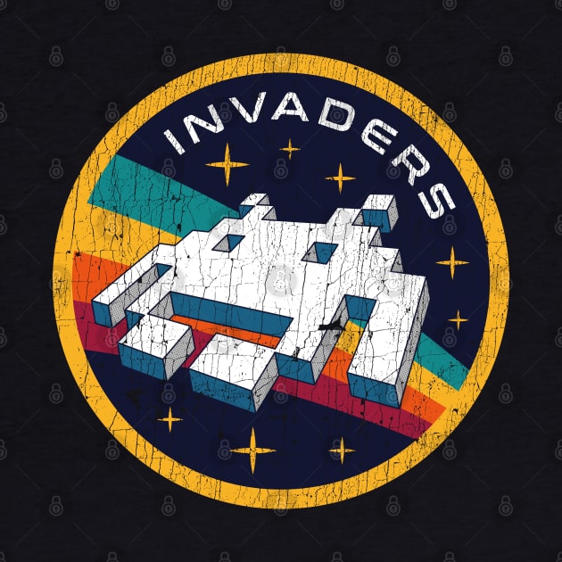 Invaders Videogame Space Patch ✅ by Sachpica